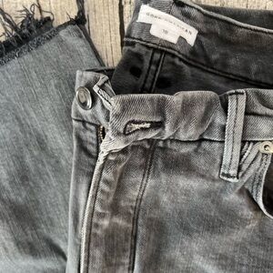 Good American High Rise Gray Jeans